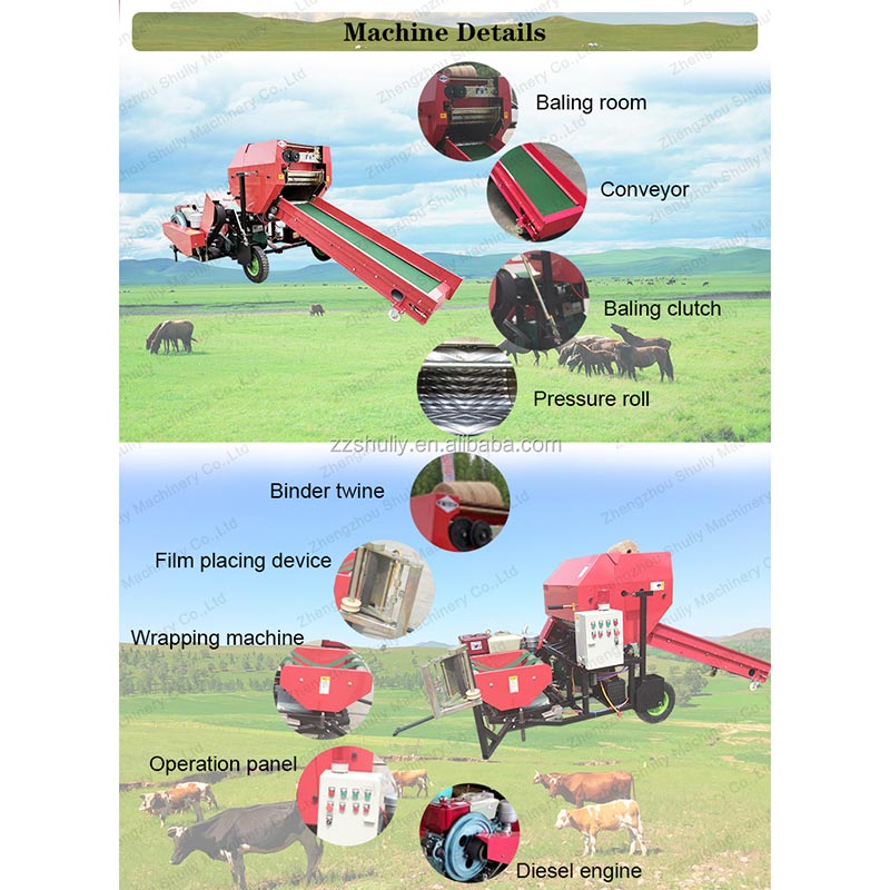 Silage Baler And Wrapper Machine Silage Baler And Wrapper Machine