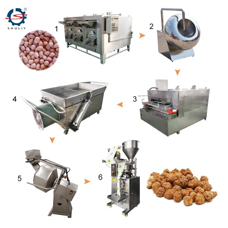 coated peanut making machine