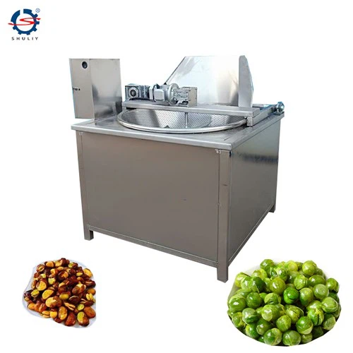 Máquina de fritar com descarga automática